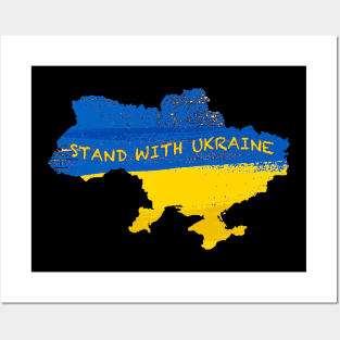 Stand with Ukraine Posters and Art